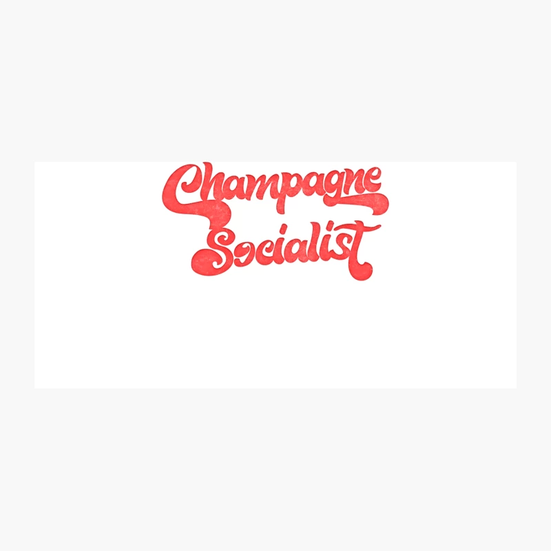 Champagne Socialist  Retro Humorous Socialism Design Coffee Mug