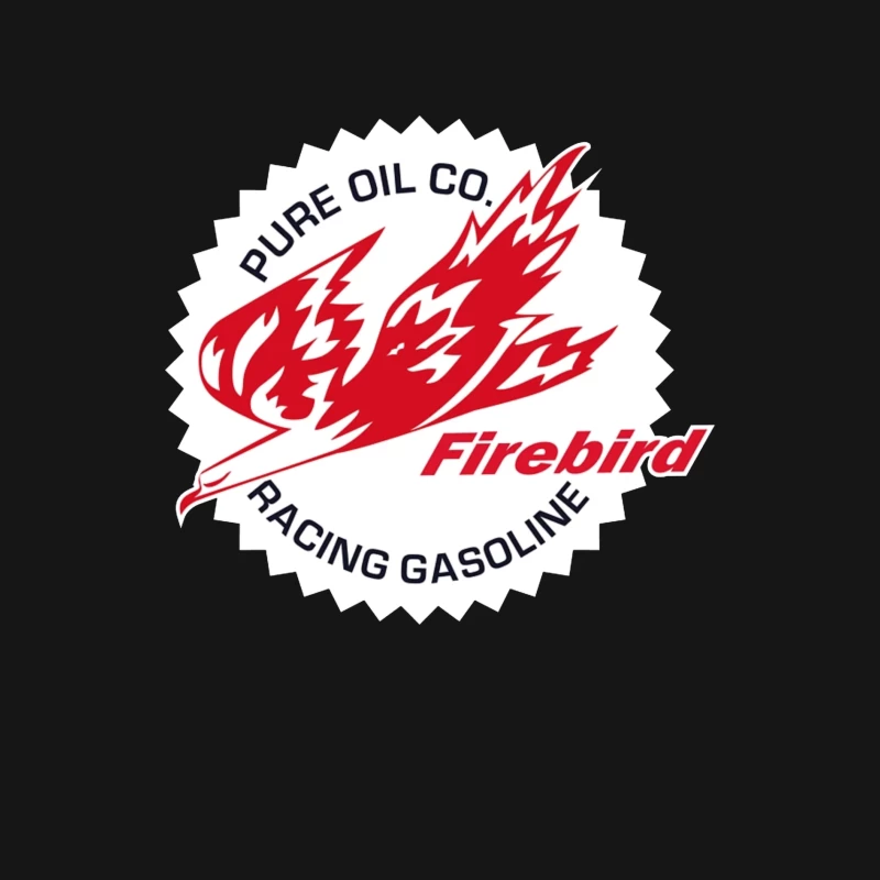 Vintage Pure Oil Company Firebird Racing Gasoline Logo Male Long Sleeve T-Shirt