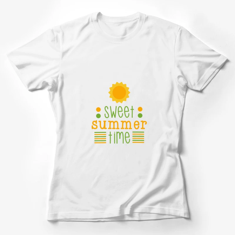 Design Été Doux avec Soleil Femme T-Shirt