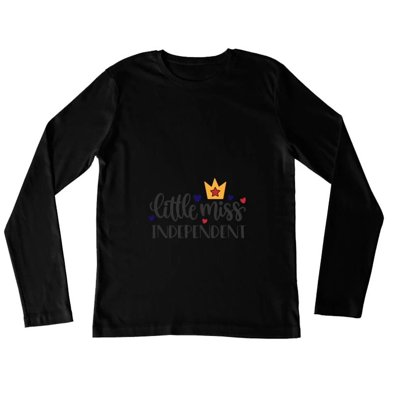 Couronne Fête Indépendante Femme Manches Longues T-Shirt