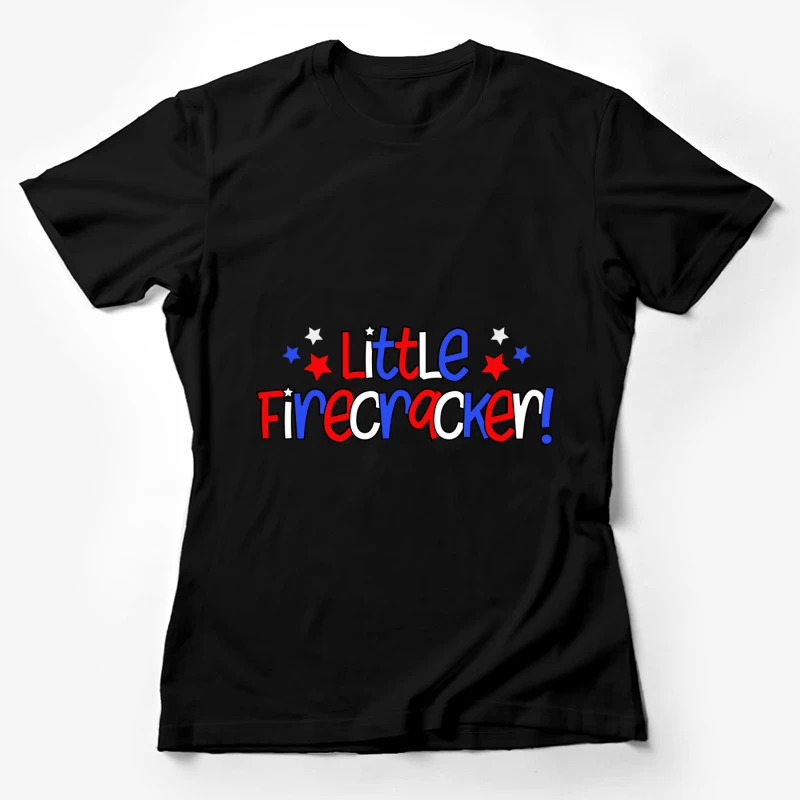 Design coloré avec étoiles et texte Femme T-Shirt
