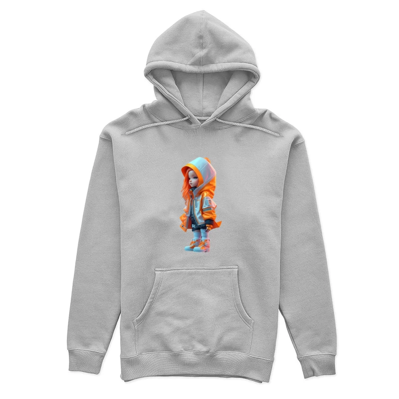 Kind in futuristischer Kleidung Damen Pullover Hoodie