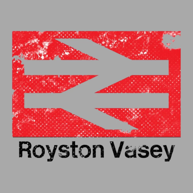 Royston Vasey Train Station Male Pullover Hoodie