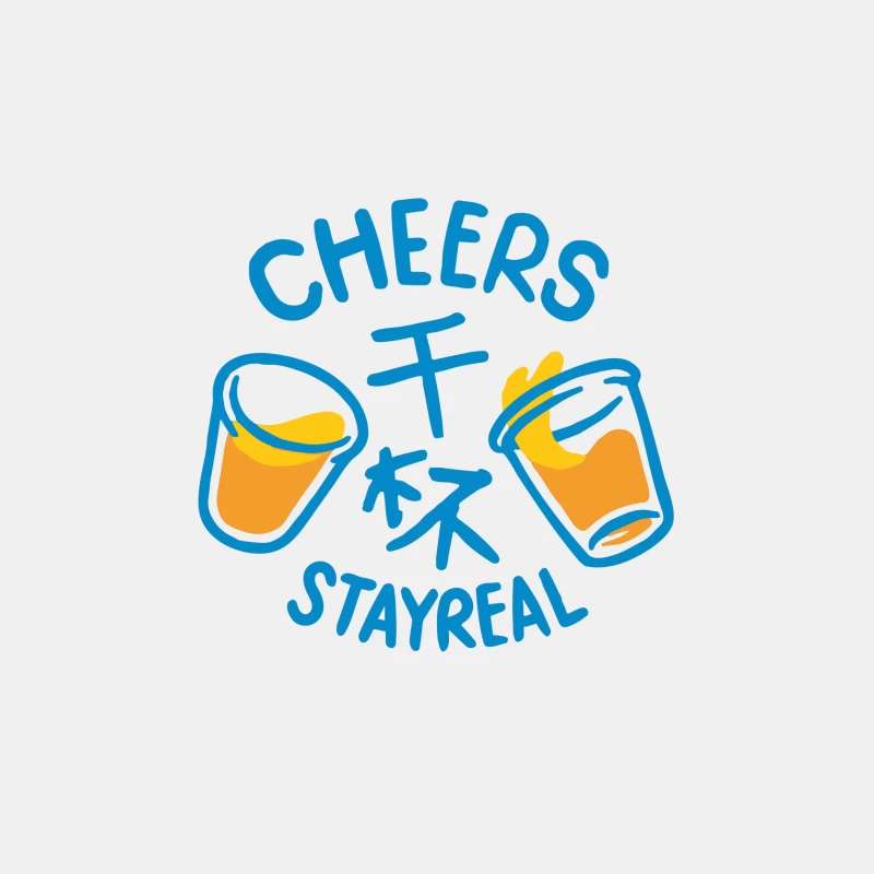 Prost Design mit Gläsern Herren Tanktops