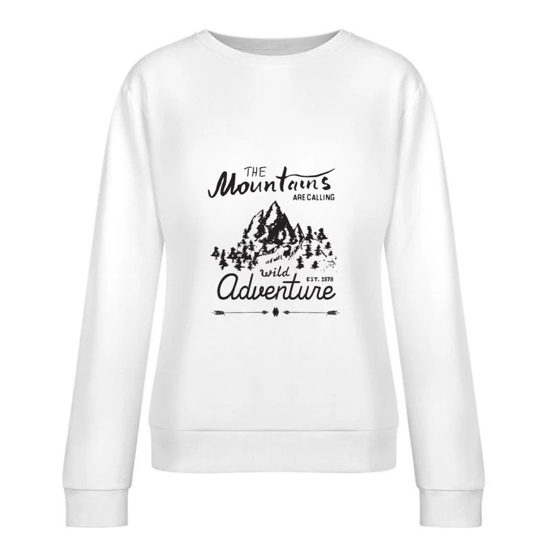 Abenteuer in den Bergen Damen Pullover Sweatshirt