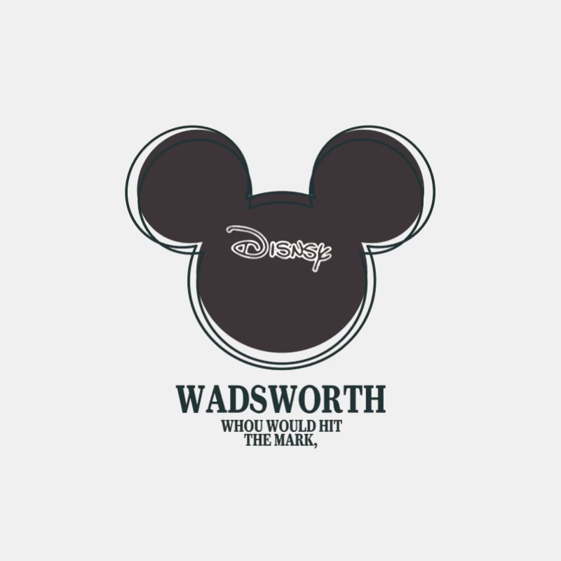 Wadsworth Logo mit Disney-Element Herren Tanktops