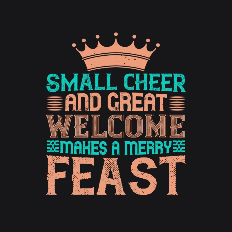 Citation inspirante pour un festin joyeux Homme Sweat à capuche