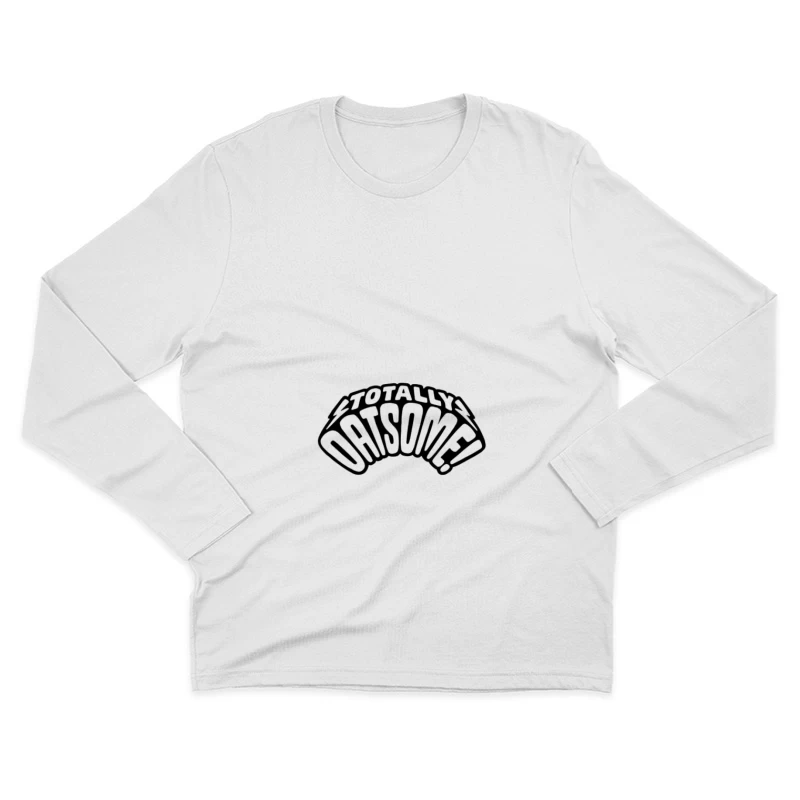 Großer Motivationsschriftzug Herren Langarm T-Shirt