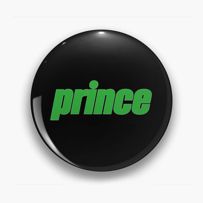 Prince Sports Brand Green Logo Pin