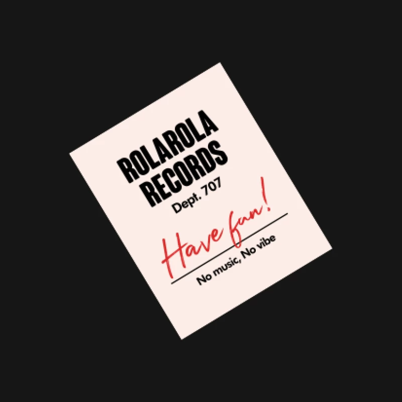 Musikposter, Rolarola Records, Spaß haben Herren T-Shirt