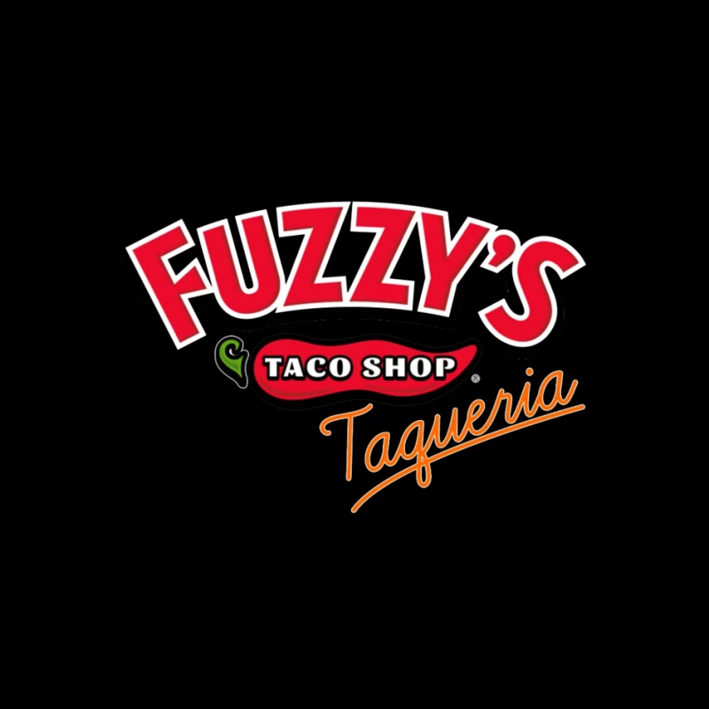 Fuzzy's Taco Shop Taqueria Restaurant Logo Pin