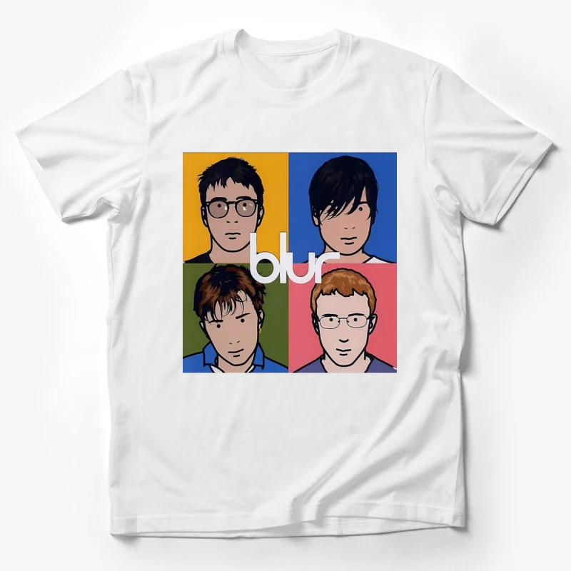 Blur Band Pop Art Style Album Cover Portrait Male T-Shirt