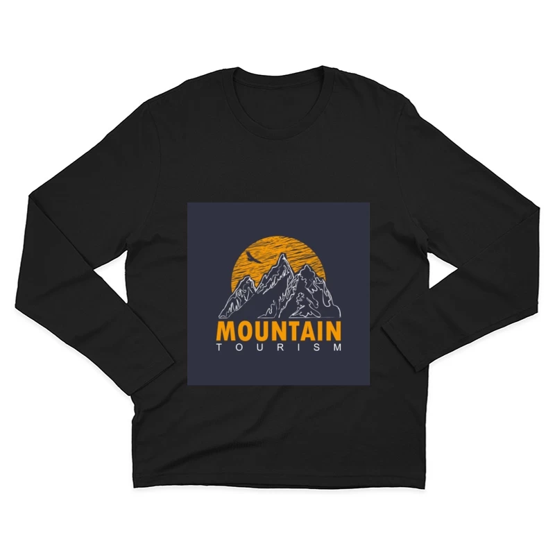 Bergtourismus Sonne und Adler Herren Langarm T-Shirt