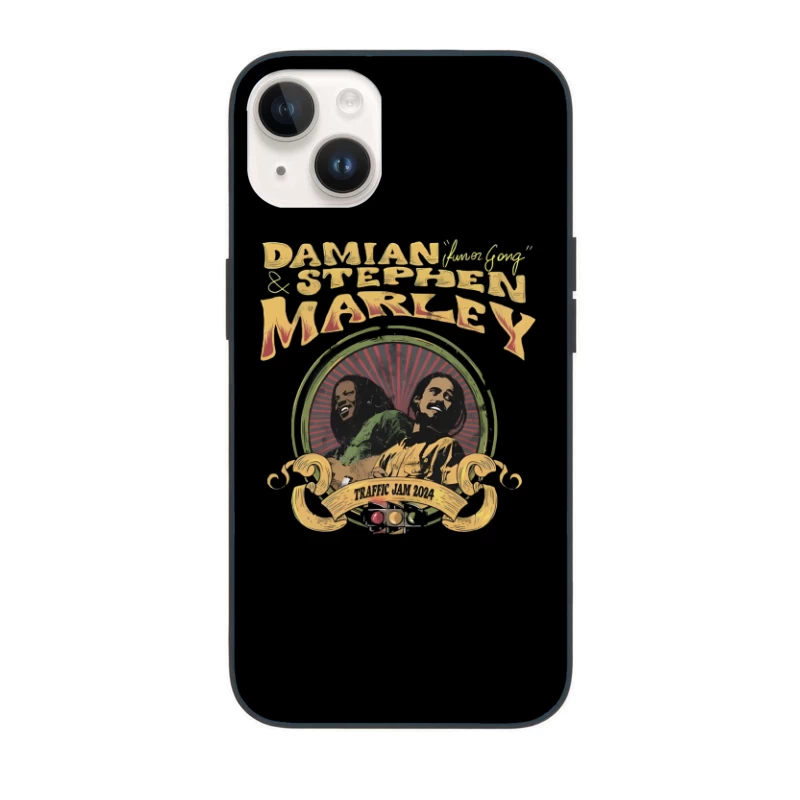 Retro Reggae Concert Poster: Traffic Jam 2024 iPhone Case