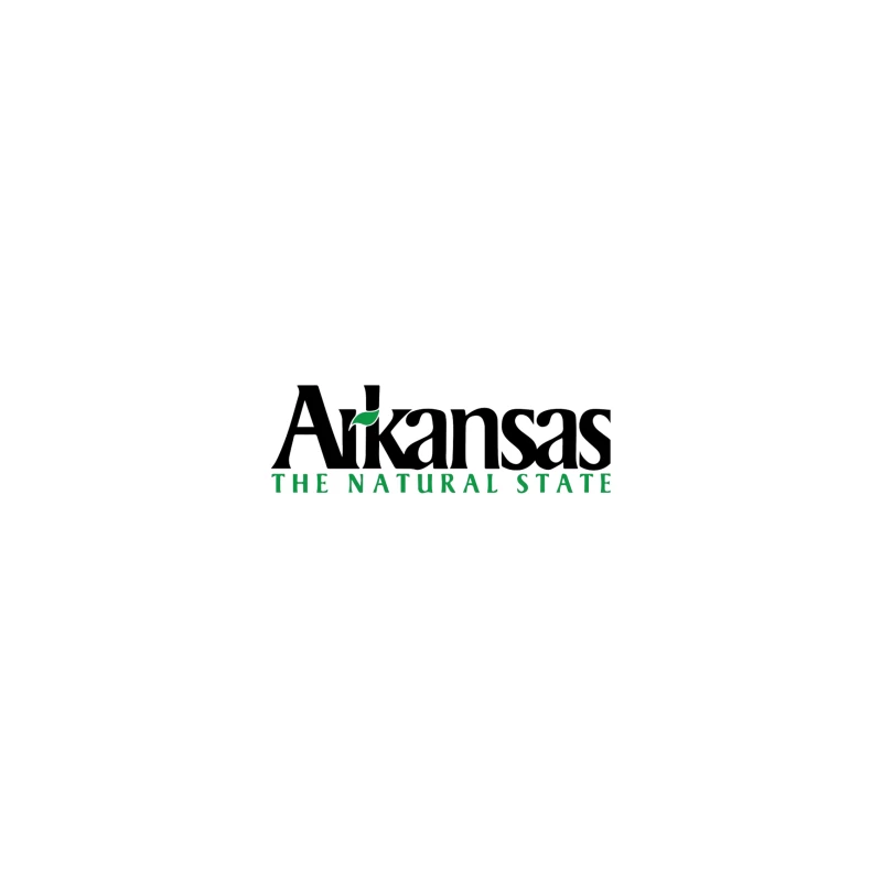 Arkansas Natural State Official Tourism Logo Design iPhone Case