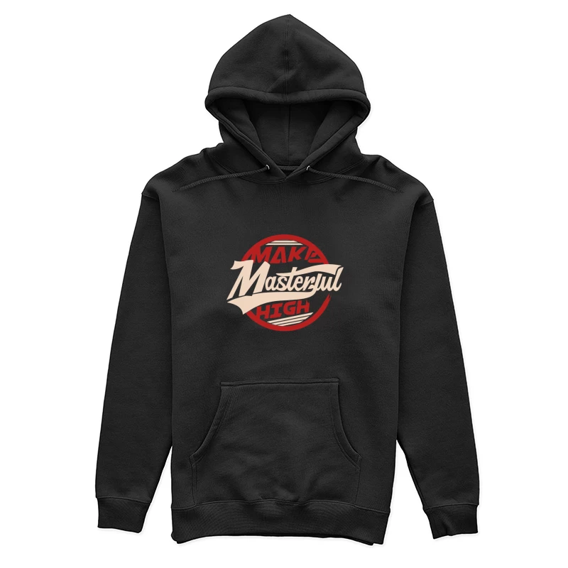 Retro Logo Design Damen Pullover Hoodie