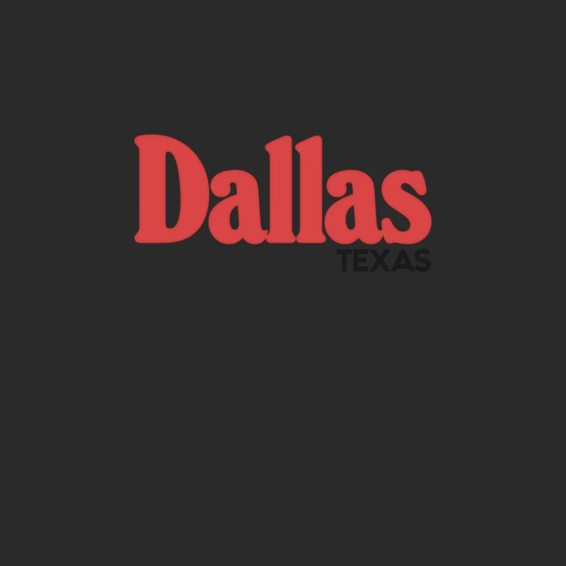 Dallas Texas  Retro Typography Design Baseball Cap