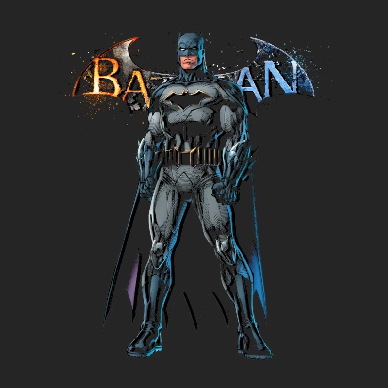Batman Character Illustration Male Pullover Sweatshirt