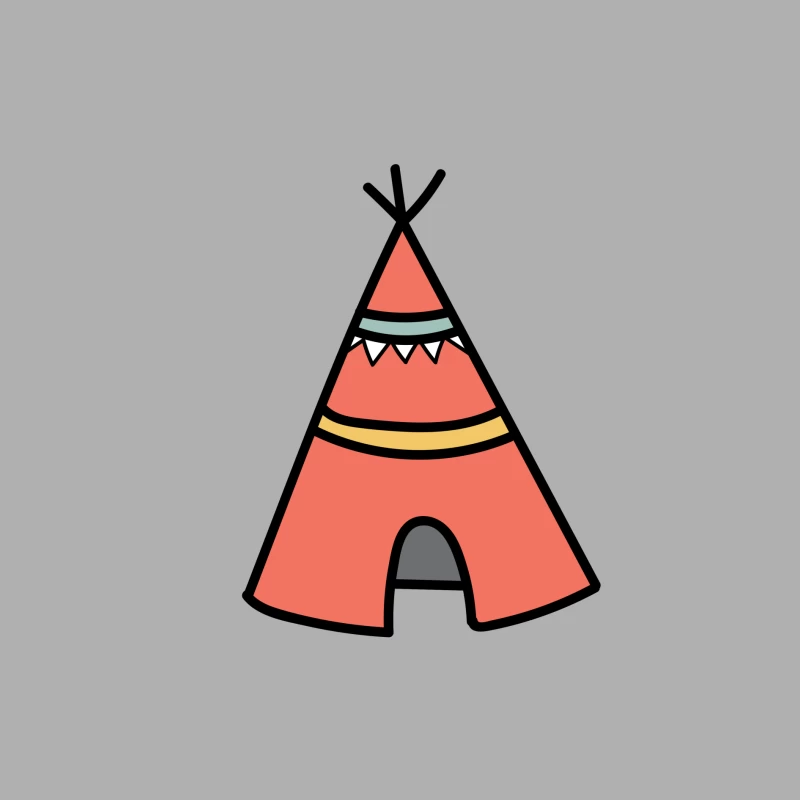Tente tipi colorée Homme Débardeur