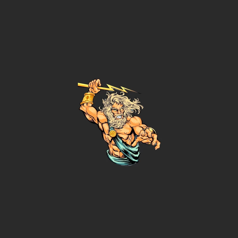 Zeus: The God of Lightning Baseball Cap