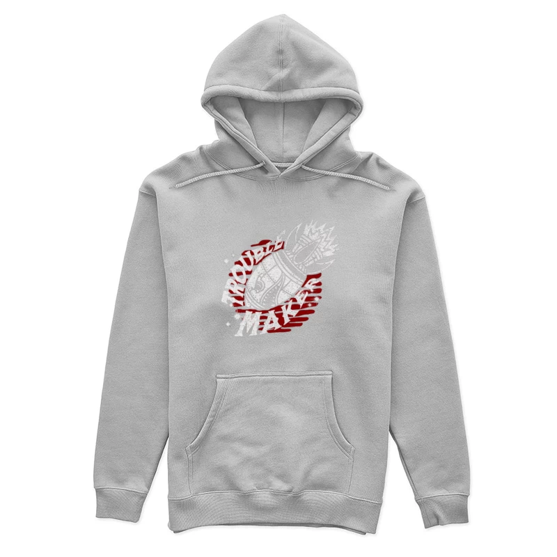 Fairy Tail Anime Guild Symbol in Red and White Female Pullover Hoodie