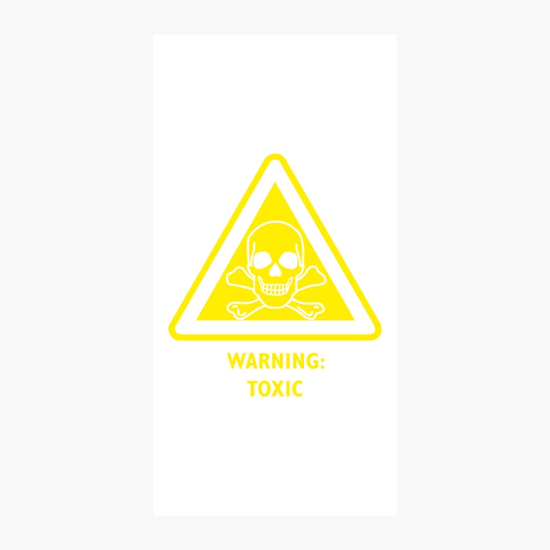 Toxic Hazard Laboratory Poison Substance Warning iPhone Case