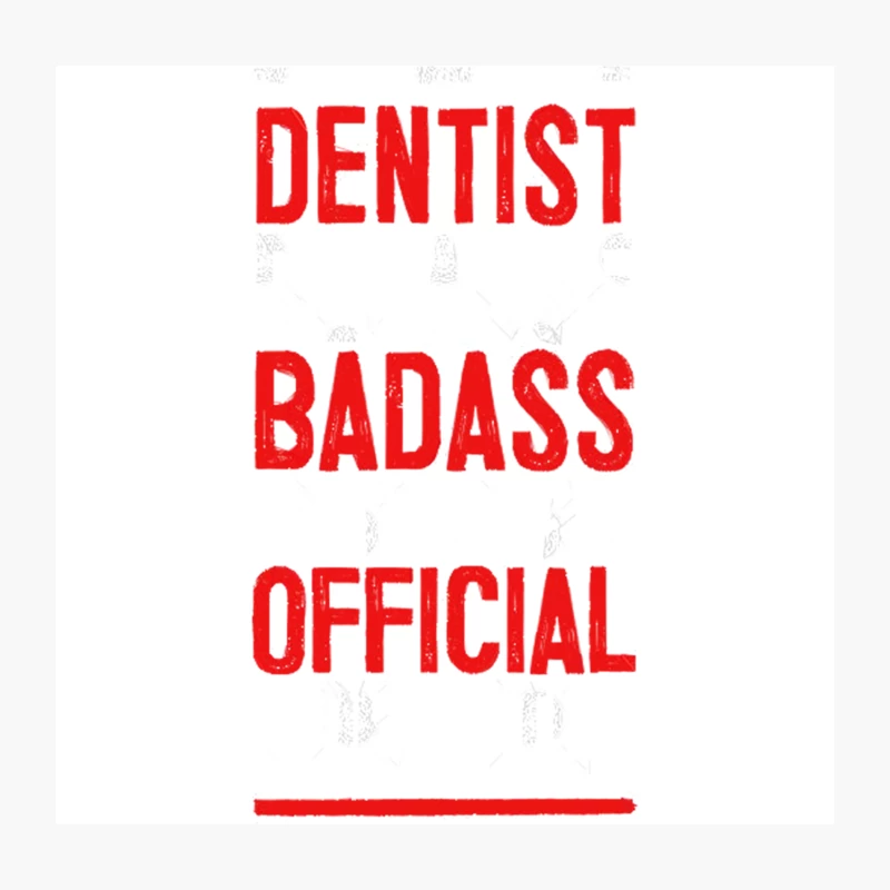 Dentist Because Badass Is Not An Official Job Title Throw Pillow