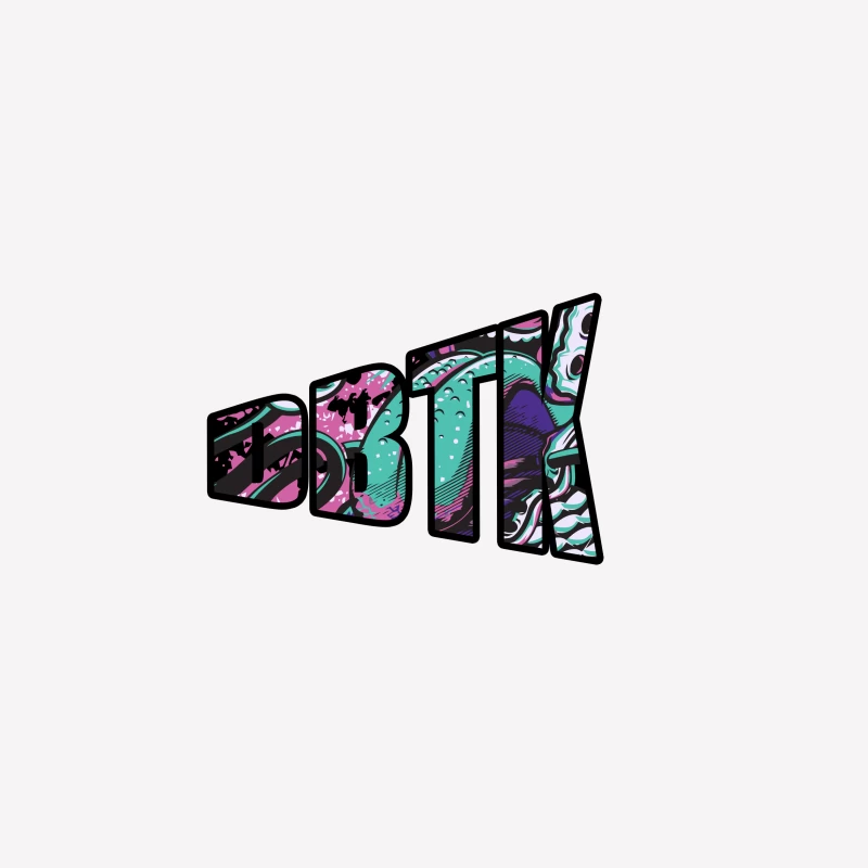 Vibrant Abstract Logo Design Female T-Shirt