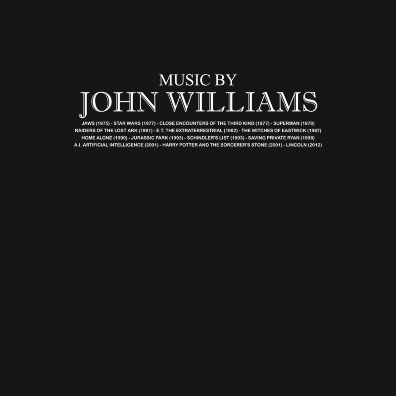 Music by John Williams Female Long Sleeve T-Shirt