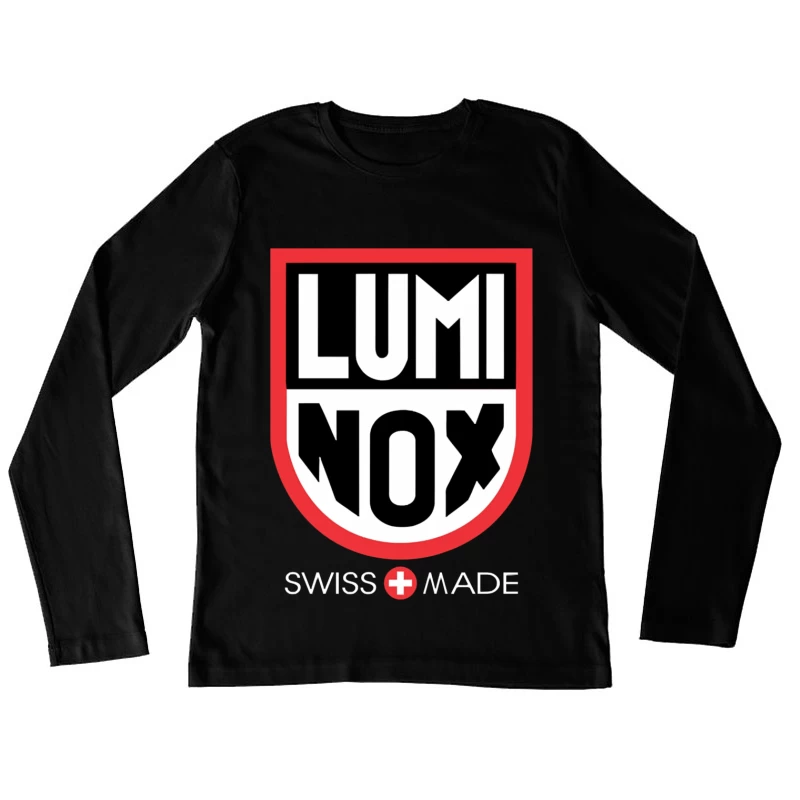 Luminox Swiss Made Watch Brand Logo Female Long Sleeve T-Shirt