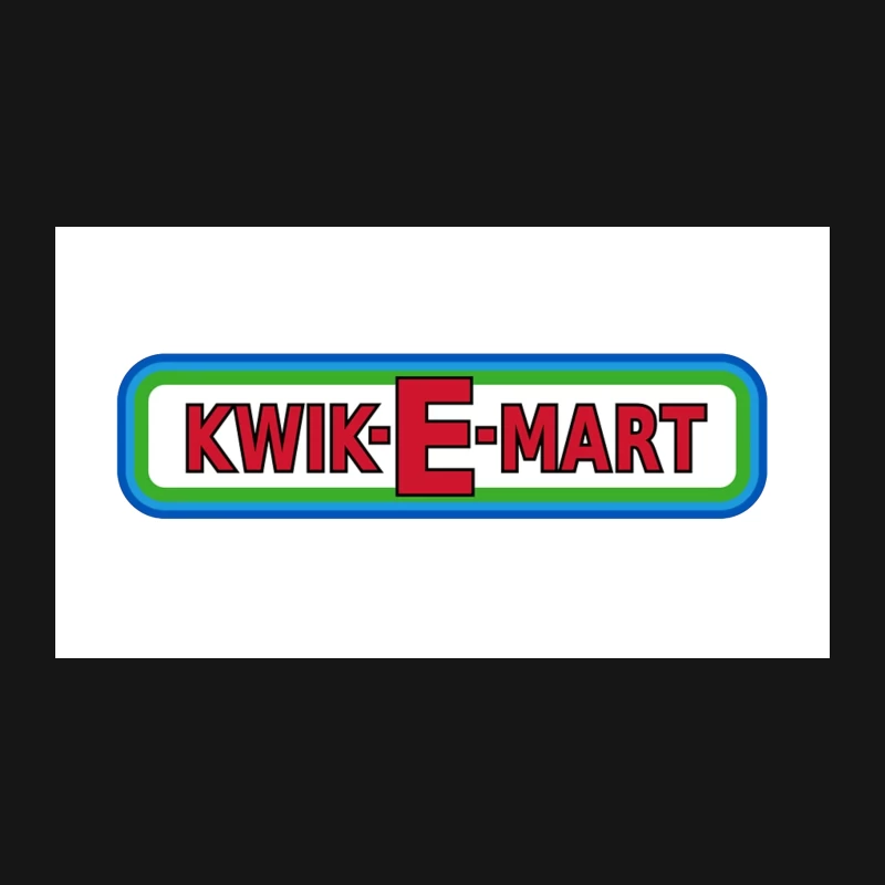 Kwik-E-Mart: Iconic Convenience Store Logo from The Simpsons Desk Mat