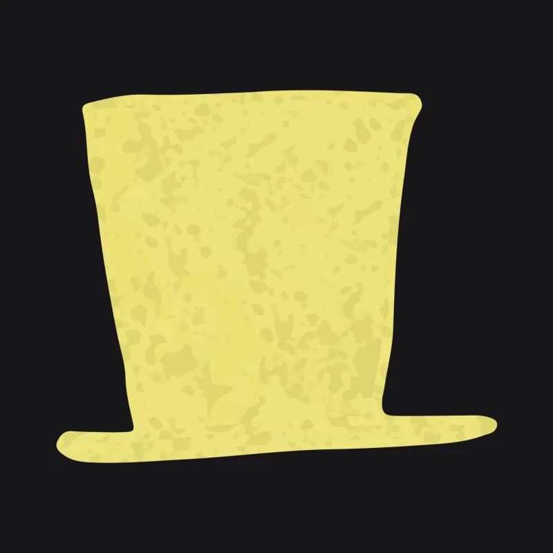 Chapeau haut de forme jaune Femme Sweat à capuche
