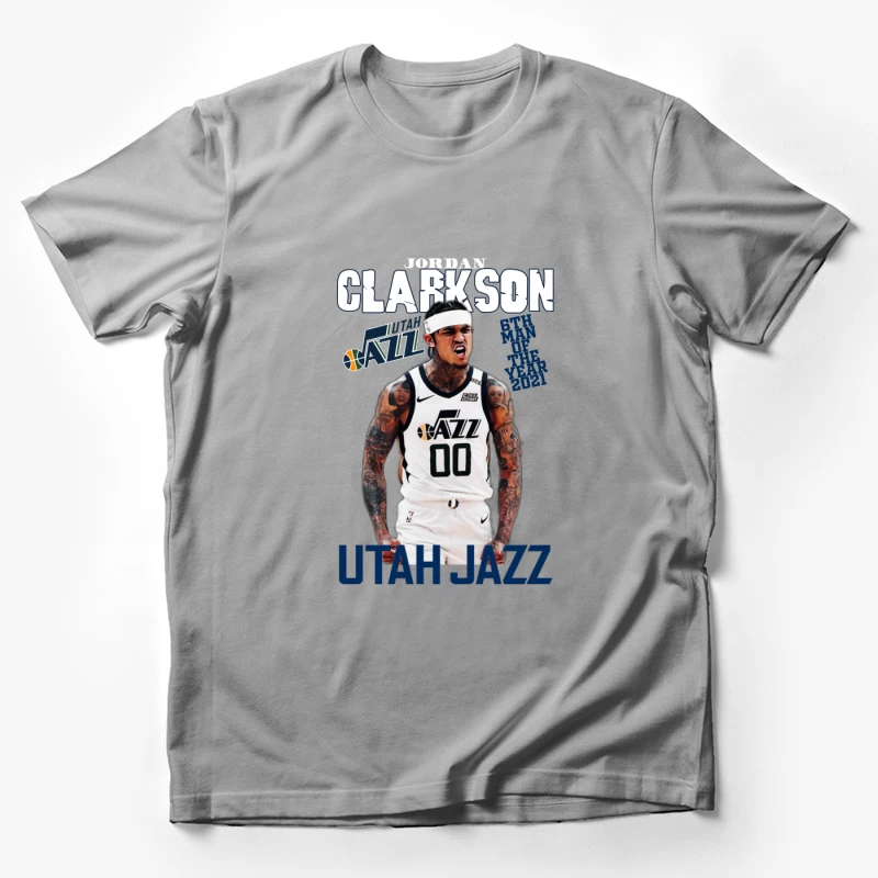Jordan Clarkson of the Utah Jazz Male T-Shirt