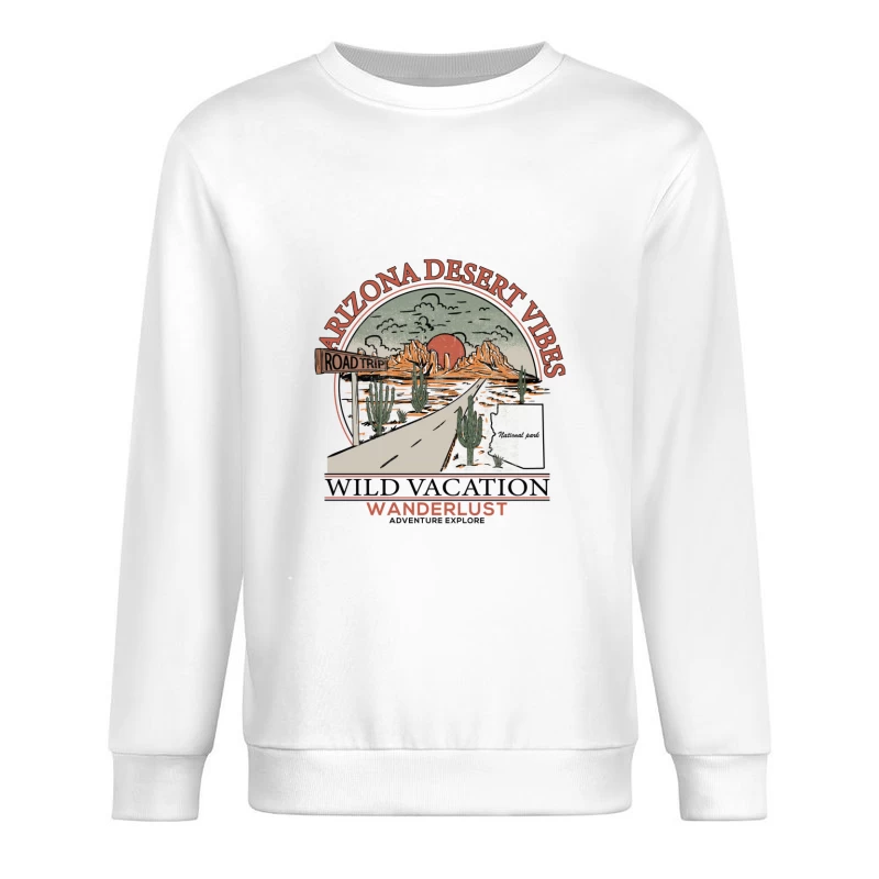 Arizona-Wüste Abenteuerausflug Herren Pullover Sweatshirt
