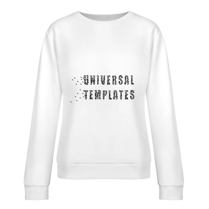 Modèle Universel Éléments Ronds Femme Sweat-shirt à enfiler
