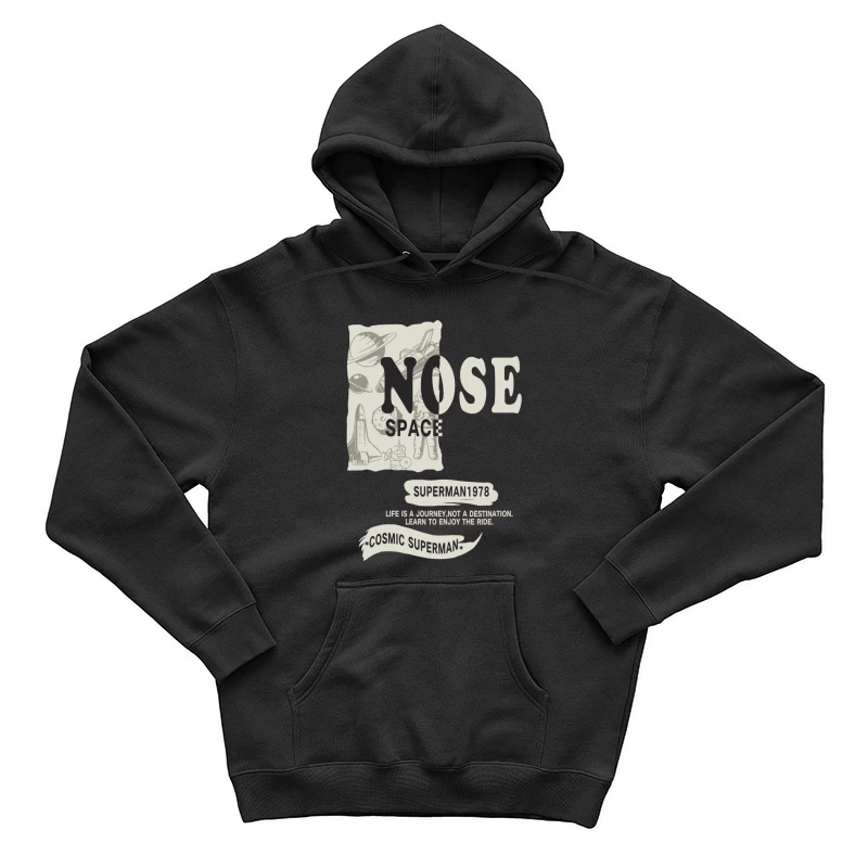 Kosmisches Raumfahrt-Abenteuer Herren Pullover Hoodie
