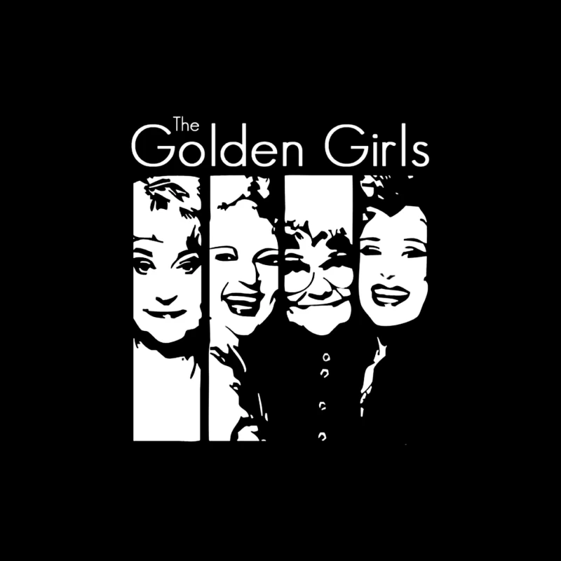 Minimalist Line Art of The Golden Girls TV Show Mouse Pad