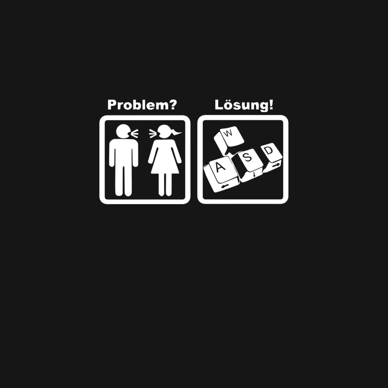 Problem Lösung Zocken Lustig FunNY Desk Mat