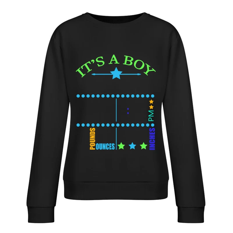 Faire-part de Naissance - C’est un Garçon Femme Sweat-shirt à enfiler