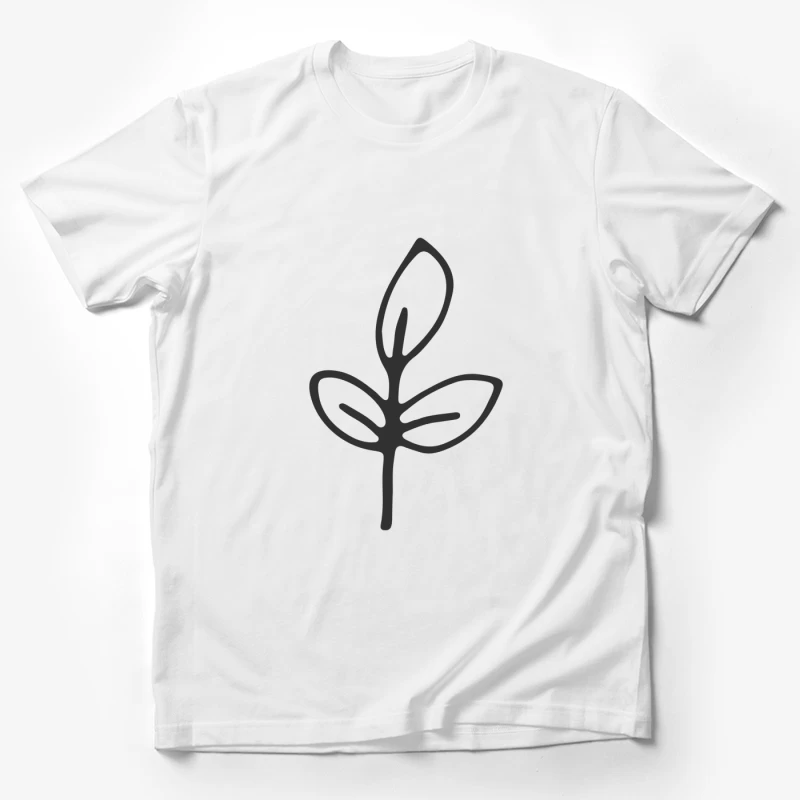 Illustration de plante minimaliste Homme T-Shirt