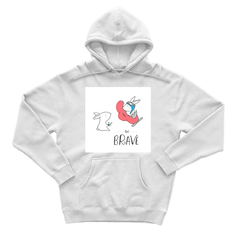 Lapin courageux et aventureux Homme Sweat à capuche