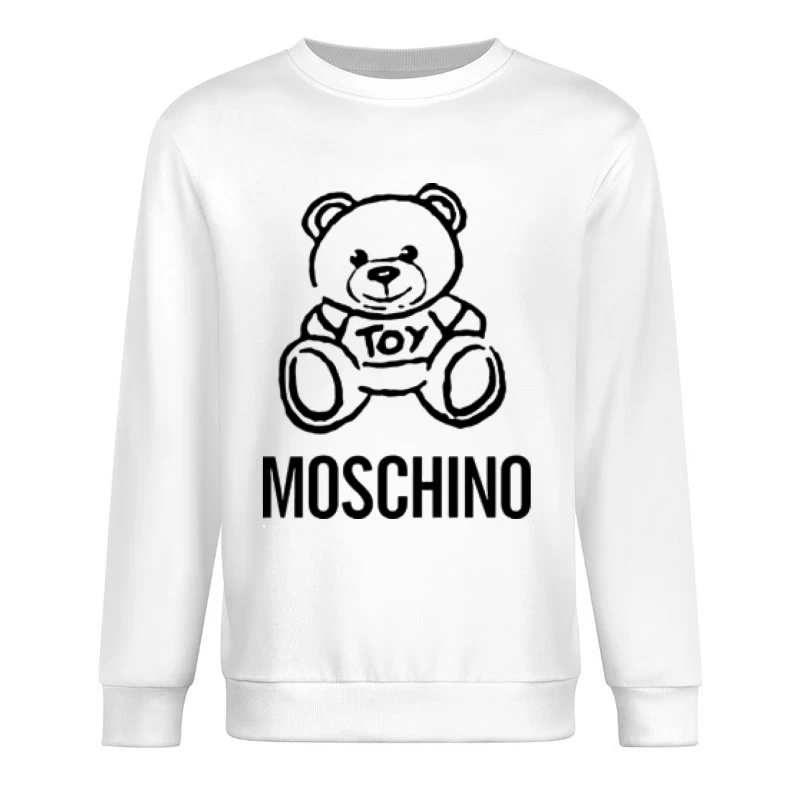 Moschino Spielzeug Bär Design Herren Pullover Sweatshirt