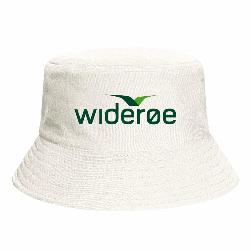 Wideroe Airlines Green Bird Logo Design Bucket Hat