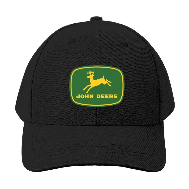 John Deere Classic Green and Yellow Logo with Leaping Deer Baseball Cap