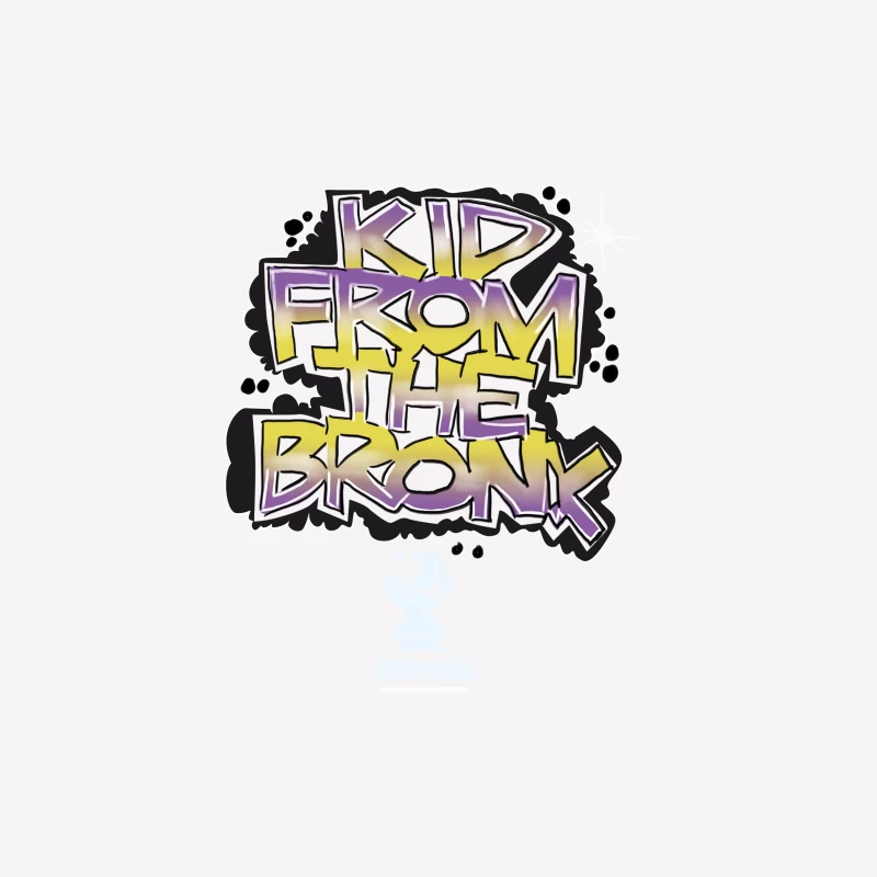 Urbaner Graffiti-Stil aus der Bronx Herren T-Shirt