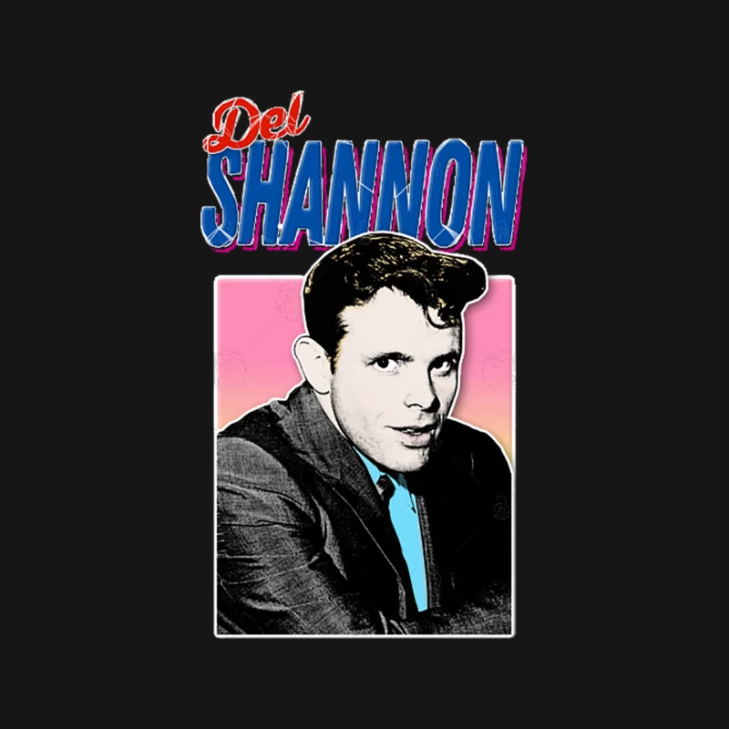 Del Shannon - Retro Nostalgia Graphic Design Mouse Pad