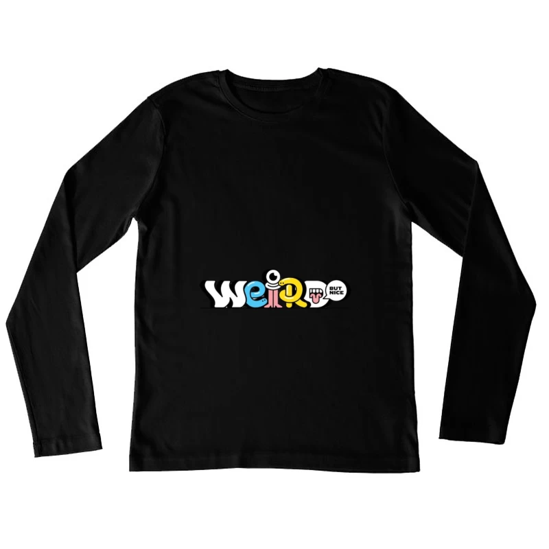 Weirdes aber nettes Design Damen Langarm T-Shirt
