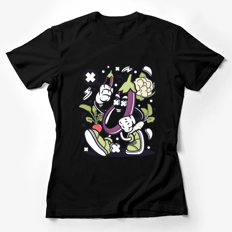 Légumes amusants et énergétiques Femme T-Shirt