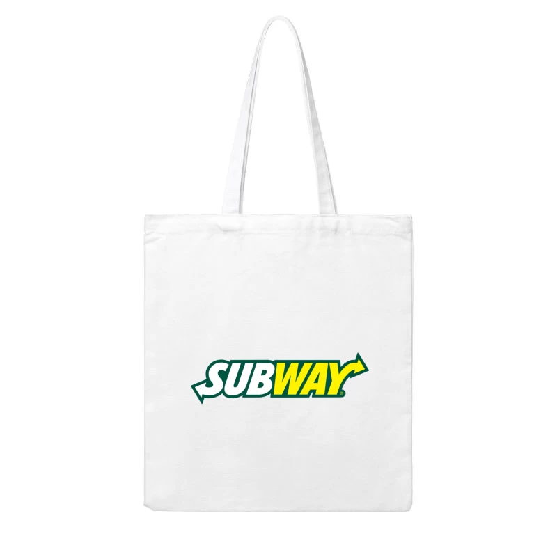 Subway Restaurant Logo Cotton Tote Bag