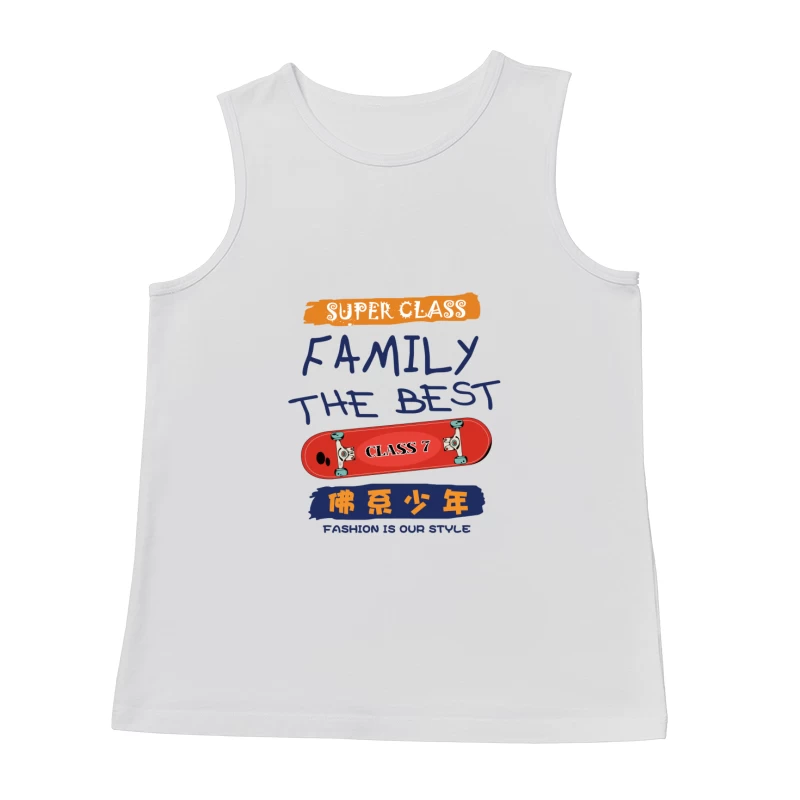 Skateboard Modeklasse Design Herren Tanktops